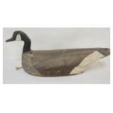 1049	WOOD AND CANVAS HAND PAINTED GOOSE, APPROXIMATELY 27 IN X 10 IN X 11 IN H