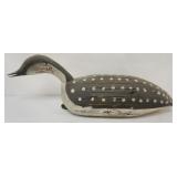 1051	HAND CARVED WOOD GOOSE, APPROXIMATELY 30 IN X 8 IN X 10 IN H, STAMPED FS ON BASE