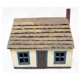 1060	FOLK ART HAND PAINTED HOUSE, APPROXIMATELY 15 IN X 12 IN X 16 IN H