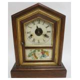 1125	SETH THOMAS SHELF CLOCK, APPROXIMATELY 5 IN X 12 IN X 16 IN 