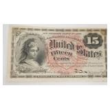 1128	FRACTIONAL CURRENCY 1863, 15 CENTS