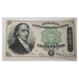 1130	FRACTIONAL CURRENCY 1873, 50 CENTS