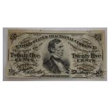 1134	FRACTIONAL CURRENCY 1863, 25 CENTS