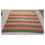 1145	ANTIQUE HAND SEWN QUILT, APPROXIMATELY 67 IN X 76 IN