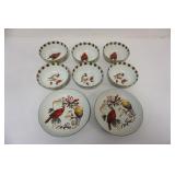 1017	LENOX WINTER GREETINGS BY CATHERINE MCLUNG 6-6 3/4 IN BOWLS & 2-9 1/4 IN BOWLS