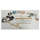 1063	ASSORTMENT OF 15 LADIES WATCHES INCLUDING MILANO, ULTMARINE, BARNEBURY, OSIROCK, AVENUE AND MOR