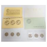 1083	1979-1980 SUSAN B ANTHONY DOLLAR UNCIRCULATED COIN SETS