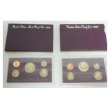 1102	1987 & 1988 UNITED STATES PROOF SETS