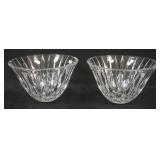 1117	WATERFORD CRYSTAL MARQUIS 8 IN BOWLS *RAINFALL COLLECTION*