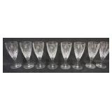 1120	WATERFORD CRYSTAL LISMORE ICE TEA GLASSES, EACH APPROXIMATELY 8 1/2 IN HIGH
