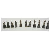 1126	GROUP OF FIGURAL SILVERPLATE MINIATURE BELLS