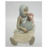 1143	LLADRO FIGURINE, YOUNG GIRL W/TURKEY, APPROXIMATELY 5 1/2 IN HIGH