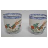 1155	CHINESE EGGSHELL CUPS, EACH APPROXIMATELY 3 1/2 IN HIGH