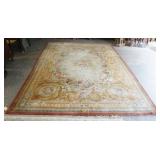 1190	ROOM SIZE WOOL RUG, HAS WEAR, APPROXIMATELY 9 FT X 12 FT