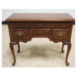 1205	DIMINUTIVE MAHOGANY 4 DRAWER LOWBOY, APPROXIMATELY 30 IN X 13 IN X 26 IN HIGH