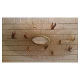 MCM Sunburst wall art