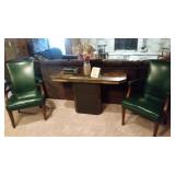 Slate sofa table attributed to Paul Kingma