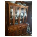 bubble glass china hutch