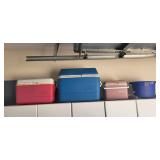 blue and tan coolers sold