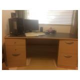 Blonde Secretary Desk
