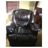 Leather Lane Recliner - $450