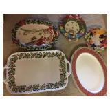 Fitz & Floyd Holiday Platters