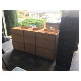 (3) Wooden Drawer SEts