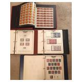 Several US Postage Stamp Albums
