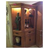 Close Up of Corner Bookshelf