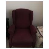 Burgundy Arm Chair