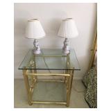 Brass End table