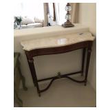 Marble top Entry Table
