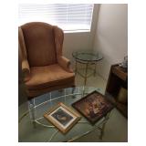Beige Armchair / Coffee & End table