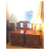 (2) Maple Nightstads
