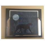 Glitery Panter Deco Art $150