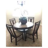 48” Dining Room table w/4 chairs