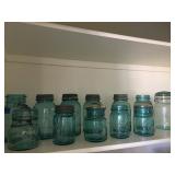 Blue Canning Jars