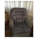 Blue Rocker Recliner