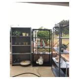 misc. metal shelves