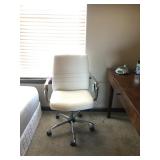 2 of 2 White Office Chairs