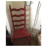 Red Wooden Chair Red Wooden Chair