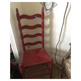 Red Wooden Chair