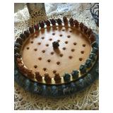 African Carved Chinese Checker Game African Carved Chinese Checker Game