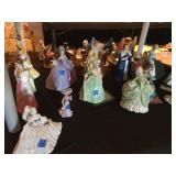 Franklin Porcelain Figurines