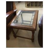 Glass End Table