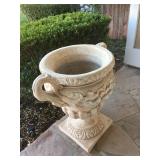 Large Cement Urn Pot