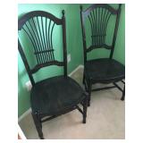 (2) Black Chcairs