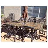 Tile Top patio table & Chairs $600 (pd $1800) Cushions sold separately