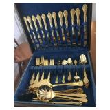 Gold Flatware in Box