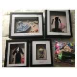 Framed Barbie Clothes